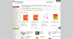 Desktop Screenshot of dirtcheapsoftware.com